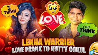 LOVE PRANK GONNA WRONG  KUTTY GOKUL THUG MOMENT 