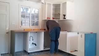 time lapse IKEA cabinet installation