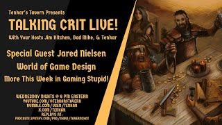 Talking Crit Live w/ Jared Nielsen (WOGD) Tonight Wed Nov 6 @ 8PM ET