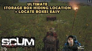 SCUM GUIDE – Ultimate Location To Hide Your Storage Boxes And Bonus Tip On How To Find Them!!
