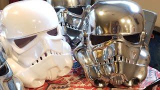 Painting a Stormtrooper helmet reflective metal using Alclad Chrome