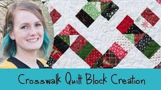 Quiltmas 2024 - Crosswalk Quilt Block Creation