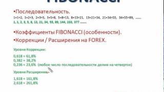 Урок №1 Магические числа Фибоначчи. Трейдер Forex.