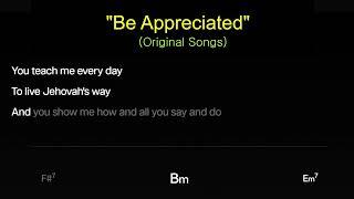 Be Appreciated (JWKaraoke)