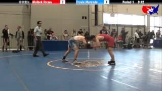 Alaibek Ibraev vs. Travis Mercado at 2013 Veterans Nationals - Freestyle