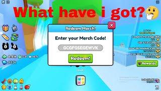 Reddeming 5 Merch Codes In Pet Simulator 99 | Rainbow Hoverboard!