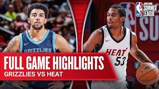 GRIZZLIES vs HEAT | NBA SUMMER LEAGUE CHAMPIONSHIP | FULL GAME HIGHLIGHTS