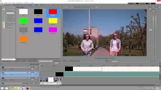 Секвенция видео 1920х824 в Sony Vegas | Видео с черными полосами