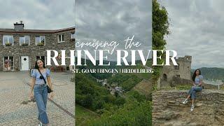 MORE OF GERMANY VLOG! - RHINE RIVER, ST. GOAR, BINGEN, AND HEIDELBERG