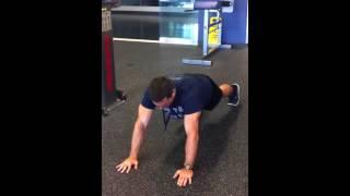 Fitness Coach Dave P. Demonstrating the Inch Worm