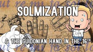 Solmization and the Guidonian hand in the 16th century