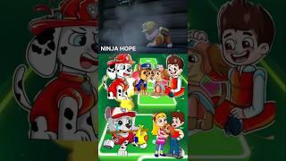 PAW Patrol:  - Zuma - Skye   Marshall - Ryder  Chase - Rocky Tiles Hop EDM Rush  #771