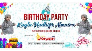 Livestreaming Gambang Kromong Margasari K.P - Birthday  “Kayla Nadhifa Almaira” Putri  Mamih Wedding