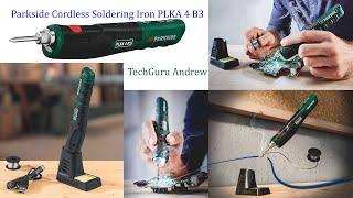 Parkside Cordless Soldering Iron PLKA 4 B3 REVIEW