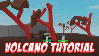 Lava Wood Tutorial! Volcano! Roblox Lumber Tycoon Tutorial