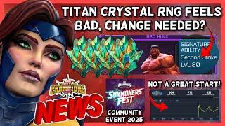 Titan Crystal RNG Is Frustrating With Dupes | MCOC PC Steam Performance | Summoner Fest & More [MCN]
