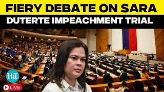 Sara Duterte Impeachment Trial Live | Senators Debate Duterte Impeachment Case | Philippines