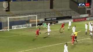 Spectacular volley from Ayaz Guliev, England U17s vs Russia