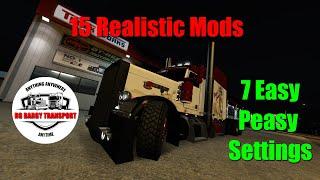 15 Best Realistic Mods V1.51 Update - American Truck Simulator