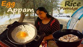 Traditional Appam making |A Day in my Life in Desert cooking | Jini Life Journal