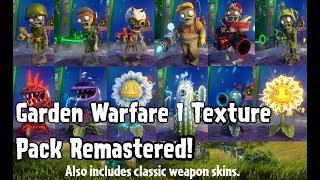 GW1 TEXTURE PACK RELEASE VIDEO - PVZGW2 MODS