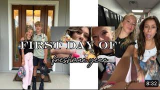 My first day of freshman year!!!!