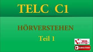 TELC C1 prüfung - Hörverstehen - modelltest  Teil 1 mit lösung.