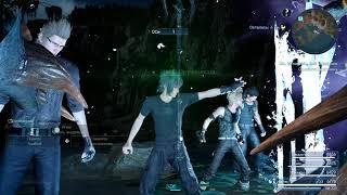 Final Fantasy XV Windows Edition Битва с боссом Милюзина 99 уровня.