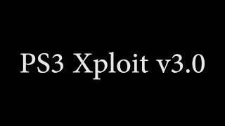 PS3 Xploit v3.0 Basic Instructions