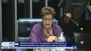 Sessão especial do Senado comemorou bicentenário de Fritz Muller