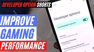 TRICK TO IMPROVE GPU PERFORMANCE ON ANDROID | Advanced Developer Settings #shorts | TheTechStream