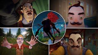 All Hello Neighbor Games Jumpscares