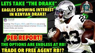 BREAKING! Eagles Pursuing  Kenyon Drake Per Report! LOW RISK HIGH REWARD Eagle Have Options At RB!