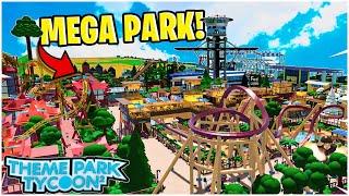 ULTIMATE Theme Park Tycoon 2 *MEGA PARK* !  (FadLand!) Let's Ride Them ALL!