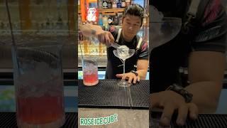 New cocktail created #flairblair #awesome #rose #innovation #cocktail #bartending #bar