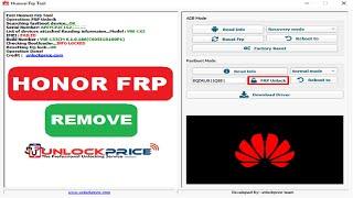 ► HONOR FRP TOOL | GOOGLE ACCOUNT REMOVE BY FRP KEY ️ | VNE-LX3 | Honor X6s |  #UnlockPrice