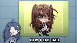 — [] How I Edit Hair || hair tut || ‼️ MUST GIVE CREDIT‼️ ||1k+ special || IbisPaintX [] —