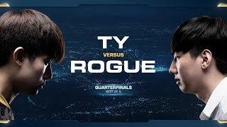 Rogue vs TY ZvT - Quarterfinals - 2018 WCS Global Finals - StarCraft II