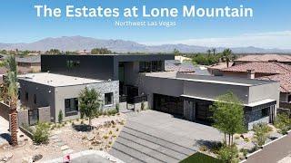 New Luxury Homes For Sale Northwest Las Vegas | The Estates at Lone Mountain - 2 Story Modern $3.3m