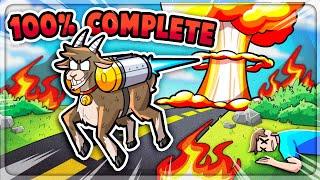 I 100% Completed Goat Simulator Remastered (Goatville)