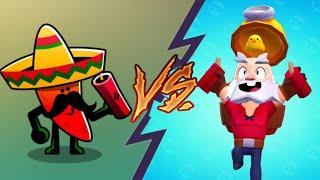 Food Gang Pepe Vs Brawl Stars Dynamike Gameplay