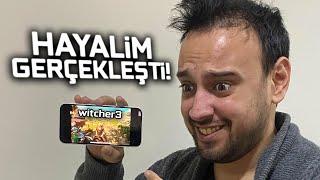 HAYALİM GERÇEKLEŞTİ: TELEFONDA WITCHER 3 OYNUYORUM!