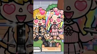 Prince of the kingdom falls in love with a poor girl #tocaboca #tocalifeworld #shorts