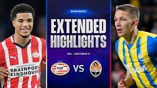 PSV vs. Shakhtar Donetsk: Extended Highlights | UCL League Phase MD 5 | CBS Sports Golazo