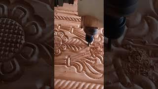 wood carving by cnc router #shorth #cncwood #Hamim