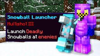 The Snowball Launcher is OP in Minecraft Hunger Games!