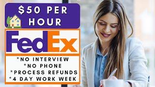 Fedex is Hiring Remote! No Interview No Phone | Remote Work From Home Jobs 2025