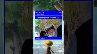 One Piece Usopp almost died #onepiece #zoro #sanji #shorts #anime