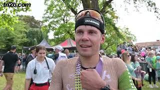 Jonas Hoffmann im Interview nach Rang 3 beim Ironman 70.3 Kraichgau