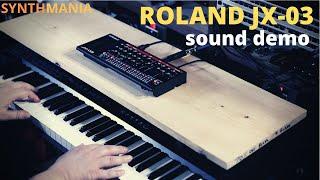 Roland JX-03 sound demo